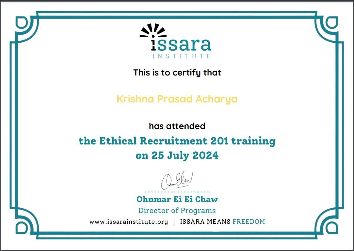 Company Certificate